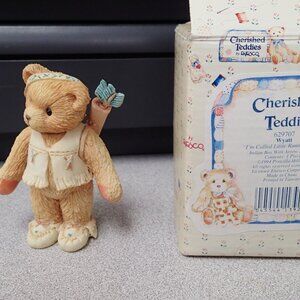 Cherished Teddies Wyatt "I'm Called Little Running Bear" Indian Boy Figurine